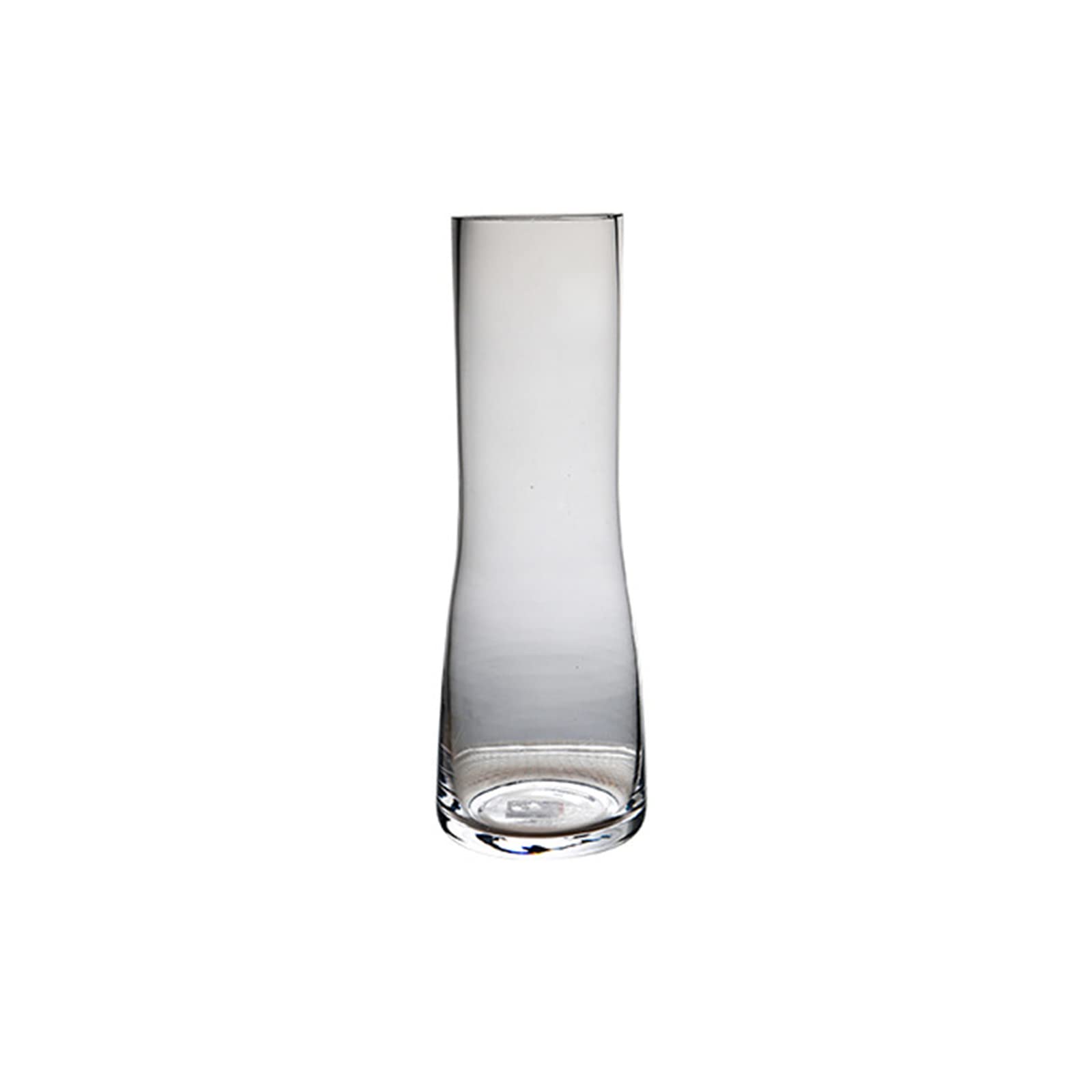 asdchZen Home Decor Vases, Tall Table Vase Geometric Flower Vases Transparent Glass Bud Vases For Roses, Carnations, For Hotel Table Decor