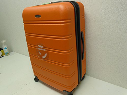 Image of Rockland Luggage Melbourne 3 Piece Set, Orange, Medium