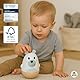 Toys R Wood Musikalisches Stehaufmännchen aus Holz ab 1 Jahr – Montessori Lernspielzeug mit Dreh- & Schaukelfunktion | FSC-zertifiziertes Babyspielzeug mit Einschlafmelodie
