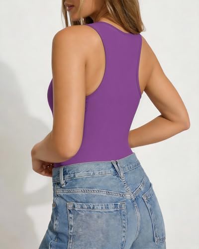 Image of Mangopop Women' Surplice Ruched Plunge Neck Deep-V Long Sleeve Bodysuit Jumpsuits