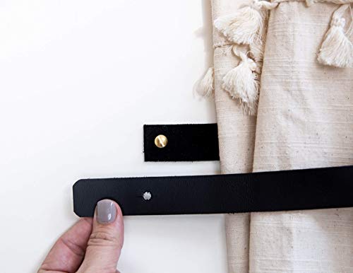Keyaiira - Leather Curtain Tieback, Modern Window Treatments, Rustic Decor, Boho Decor, Living Room, Curtain Loop, Minimalist Curtain Hold Back, Modern Window Treatments, Tie Back, Farmhouse Decor #TOP6