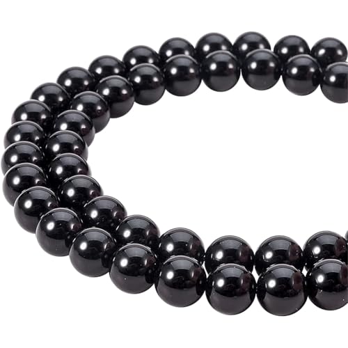 PandaHall – 100 Perline Rotonde In Pietra Naturale E Sintetica, 10 Mm, Senza Foro Non Forate – Miste Colori Casuali – Per Gioielli Fai Da Te