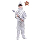 comprar disfraz hombre de hojalata niño ✔✔ Información Del Modelo: Altura: 140CM, Peso: 28.5KG, Medidas :: 16/62/78, Pruebe El Tamaño: L