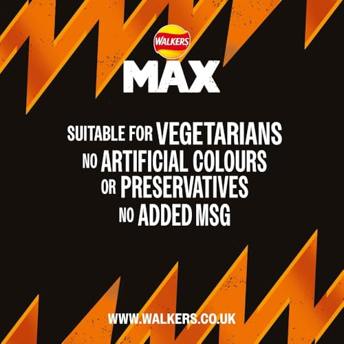 Walkers Max Punchy Paprika Sharing Crisps 140g