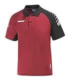 Knopfleiste mit zwei Knöpfen Saller Poloshirt »sallerUltimate« 058 weinrot-schwarz Gr. XXL