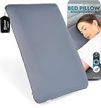 SNUGL Cooling Memory Foam Pillow – Orthopedic Side Sleeper Pillows for Neck, Back & Shoulder Support, Firm Ergonomic Design for Cervical Alignment and Pain Relief, Hypoallergic (Large Grey)