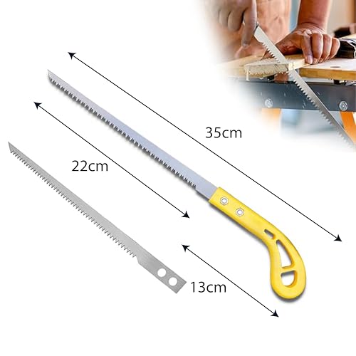 Image of Veltrix 9-inch Portable Pruning Hand Saw | Ultra-Sharp Compact Blade for Tree Trimming, Branch Cutting & Woodworking | Lightweight Durable Gardening Tool for Camping, Hiking, and Outdoor Use