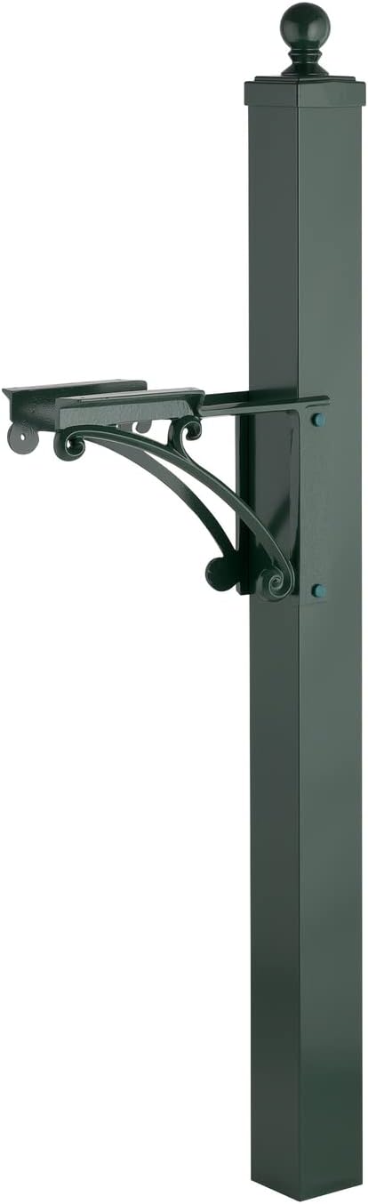 Whitehall Deluxe Post and Brackets with Ball Finial (Green)