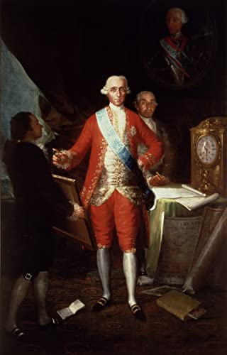 Tableau Goya décoration salon - Toile portrait historique pour atmosphère chic