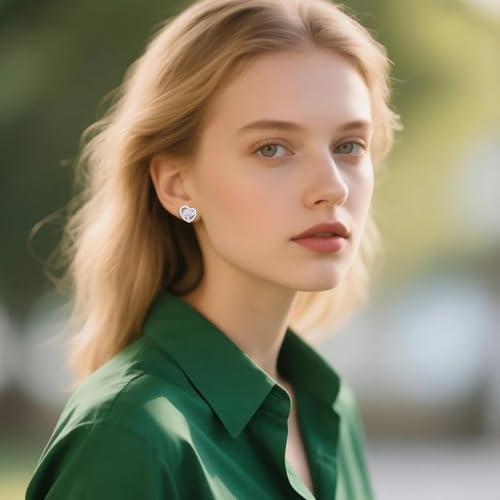 Mushroom Earrings 925 Sterling Silver Opal Mushroom Stud Earrings Cute Toadstool Jewelry Nature Inspired Gifts for Women2