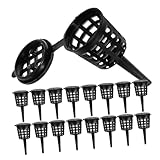 VICASKY 120 Stück Teiliges Düngerkorb Deckel Tragbare für Orchideen Bonsai und Aquarienpflanzen Hygienische Nährstoffbehälter zur Effizienten Pflanzenversorgung und Wasserpflanzenpflege