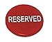 Suited Edge Missed Blind, Big Blind, Little Blind, and Reserved Buttons for Texas Hold 'Em, Omaha Poker Tables (Pack of 10)