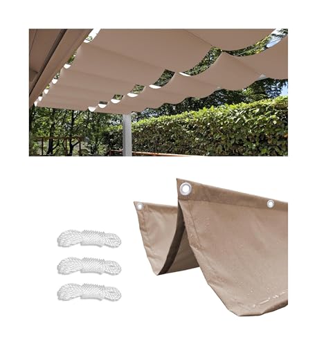 Retráctil Ondulada Toldo Vela 1.2x2.4m