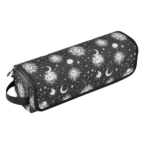 Bolsa para viaje spiritual marble para herramientas de cabello resistente al calor, tapete para planchas, rizadores y organizador portátil miniatura 1