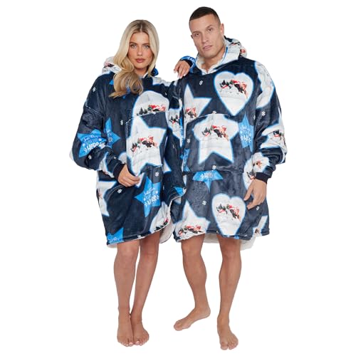 Couverture de Noël super chaude en Sherpa grand format pour l'hiver