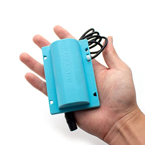 Motor de vibración R2838 para camas de masaje, 12 V CC, 3000-4800 RPM, diseño de doble cabeza con ruedas excéntricas dobles para vibración intensa. Para camas de masaje, sofás, sillas y sistemas de advertencia. miniatura 6