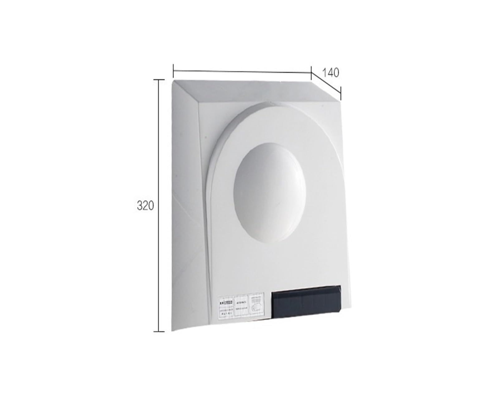 Sensor de secador de manos automático for Hotel, dispositivo de secado de ropa montado en la pared for el hogar, calentador eléctrico de aire caliente for baño, viento,Secado de alta velocidad