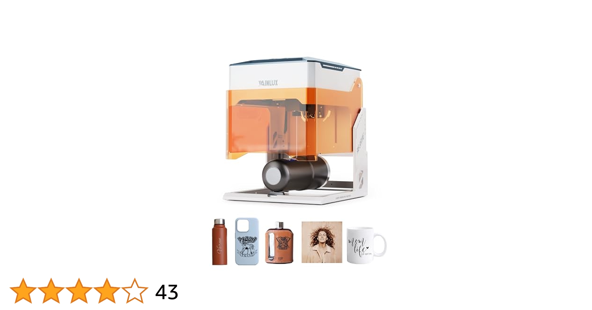 Amazon | WAINLUX K10 3W レーザー刻印機、ミニレーザー彫刻機