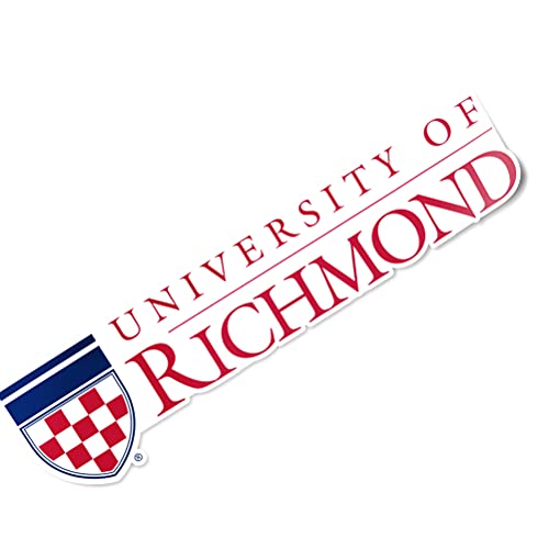 Autocollant Université de Richmond logo vinyle pour bouteille d'eau