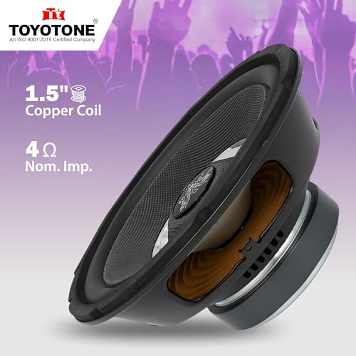 Image of TOYOTONE 10 inch Subwoofer Infinity Series 150W RMS /700W Peak Power / 1.5-Inch Copper Coil / 120mm Single Magnet Ideal for Upgrading Car Bass Tubes, Home Subwoofer Systems, and DIY Audio Projects (Black)