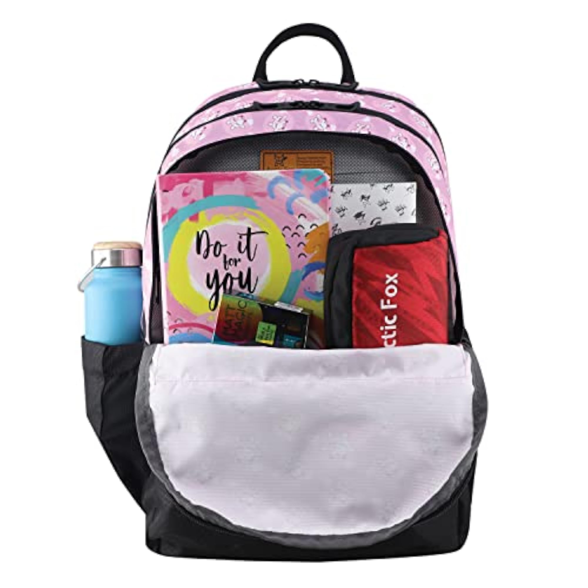 Stylish Pink School Backpack for Kids, 21 Liters