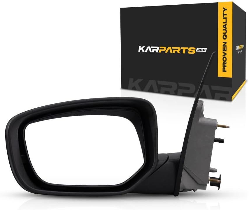 For Dodge Dart 2013 2014 2015 2016 Door Mirror Driver Side | Manual | Non-Heated | Textured | Replacement For 334-5422L3MF, 68086507AG | CH1320362