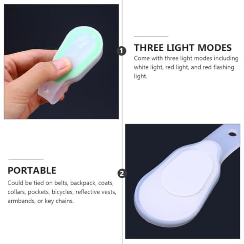 Luz portátil para correr sin herramientas pack de 2 luces LED anticaídas para ropa 3