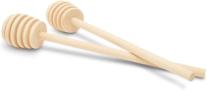 New Wooden Honey Stick Wood Honey Spoon Stir Bar For Honey Jar Supplies Long Handle Mixing Stick - View #7