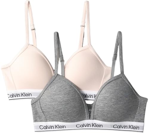 Calvin Klein Sujetador Bralette Chicas Pack de 2 Triangle,