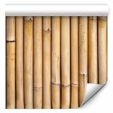 artgeist Wallpaper Bamboo 19x394 in - 3D Peel and Stick Self-Adhesive Decorative Foil Wall Mural Removable Sticker Premium Print Picture Image Design Home Decor 1605-2