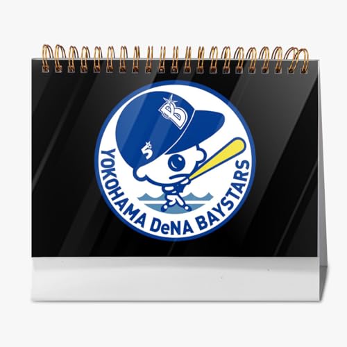 2026年 卓上カレンダー 横浜ベイスターズ 野球応援 デスクトップ カレンダー 小型 月間 書き込み 計画整理用 おしゃれ 記念品 プレゼント 2025年9月?2026年12月