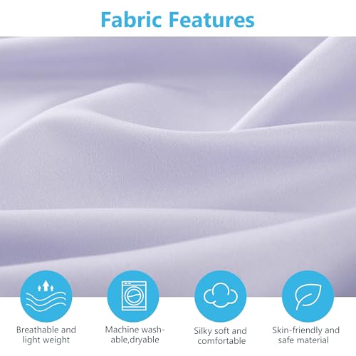 Image of TILLYOU Baby Crib Sheets for Boys Girls, Super Soft Toddler Bed Sheets, 2 Pack Sheets for Standard Crib Mattress 28x52in, Brilliant Little Flowers