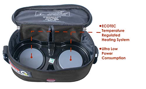 Image of Ecoline Q4, Electric Lunch Box,Capacity 1400ml (Black)