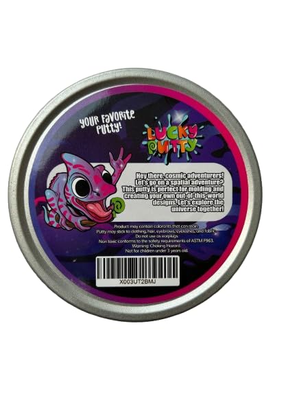 Lucky Putty Color-Changing Heat Sensitive Putty, 3.2 oz, Blue to Purple to Pink