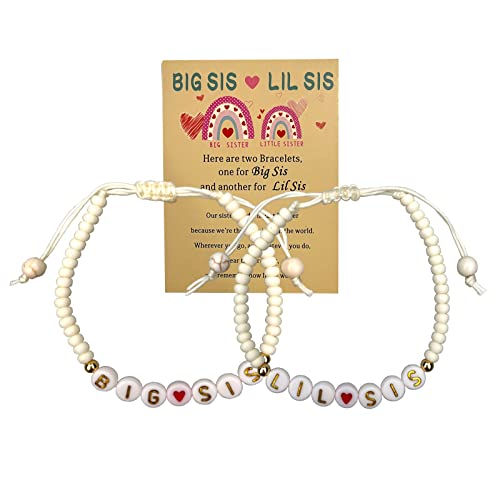 Image of Sister's Big Bracelet Gift, Little Girls' Sister Jewelry
