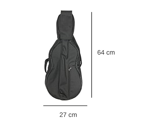 Bag Capa Acolchoada para Violino 3/4 ou 4/4 Kit espaleira e breu