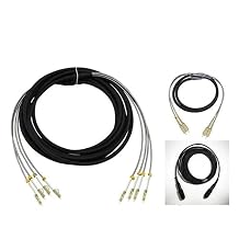 70m 2/4 Core Outdoor Patch Cord 7.0mm 2C 4C OM1 OM2 CPRI LC SC FC DVI Waterproof FTTH Jumper Fiber Optic Armored Cable 2 CoresSizeFC-FC,Color2C OM1, JTSF9648
