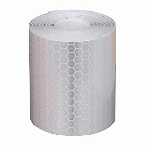 Joloy Cintas Adhesivas Reflectantes de Seguridad Reflector para Bicicletas Noche de Seguridad del Tráfico Advertencia Reflexión Estilo Etiqueta 3