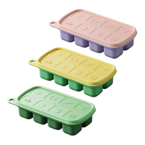 Mini hieleras de 3 piezas con tapa en colores surtidos