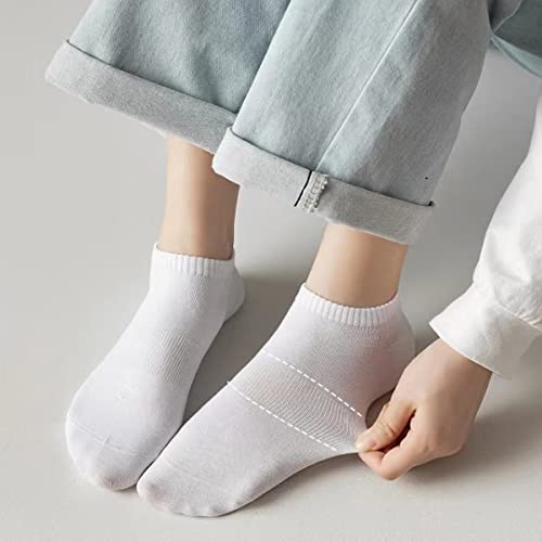 Image of MAGIARTE Womens Cotton Ankle Socks Low Cut Athletic Casual Mutil Color No Show Running Socks for Women