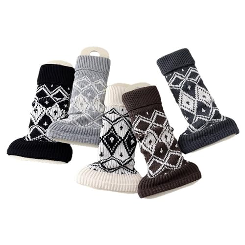 Image of Knitted Leg Warmers,womens leg warmers,Socks Long Yoga Ankle Warmers Women's Wool Warm Boot Socks