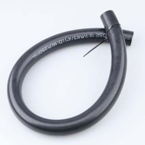 AC PERFORMANCE 3/4 ID NBR Push on Hose Fuel Line 2FT Black