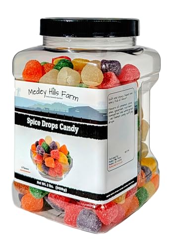 Caramelos Spice Drops 2 lb en envase reutilizable miniatura 3