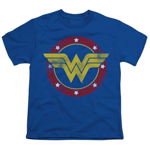 Popfunk Wonder Woman Circle Logo Collection Kids T-Shirt for Youth Toddler Boys and Girls2