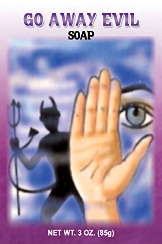 INDIO (12 unidades) Productos Jabón de barra espiritual Go Away EVIL 3oz - Para el propósito de aromaterapia ritual baños hechizos Magic Hoodoo baño