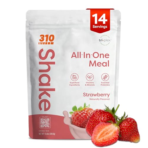 310 Nutrition All-In-One Meal Replacement Shake Powder - Strawberry