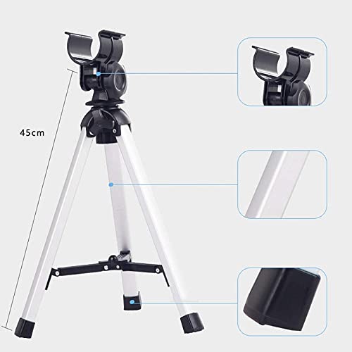 Telescopio refractor astronómico 400mm con trípode y soporte para celular miniatura 7