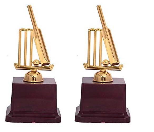 BE TREND Cricket Awards Trophies for School, College, University, Cricket Tournaments | Trophies for Cricket Sports Events & Tournament, Mam of Match Award Trophy (Pack of 2) (B0D3LK2WGR) Amazon Price History, Amazon Price Tracker