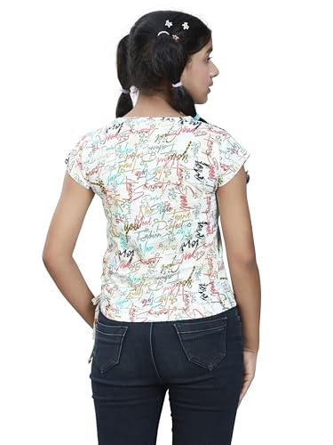 Image of Cotton Casual Regular Fit Tops for Girls (Pack of 1)
