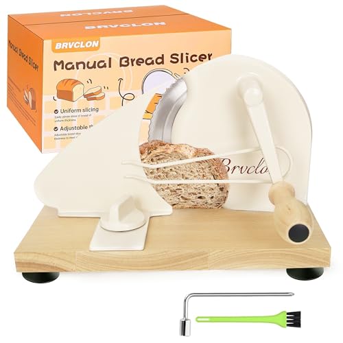 Manual Bread Slicer for Homemade Sourdough Bread, Metal...